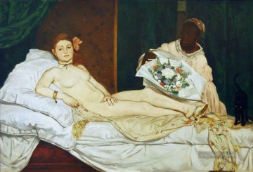  Nacktheit Malerei - olympia Nacktheit Impressionismus Edouard Manet